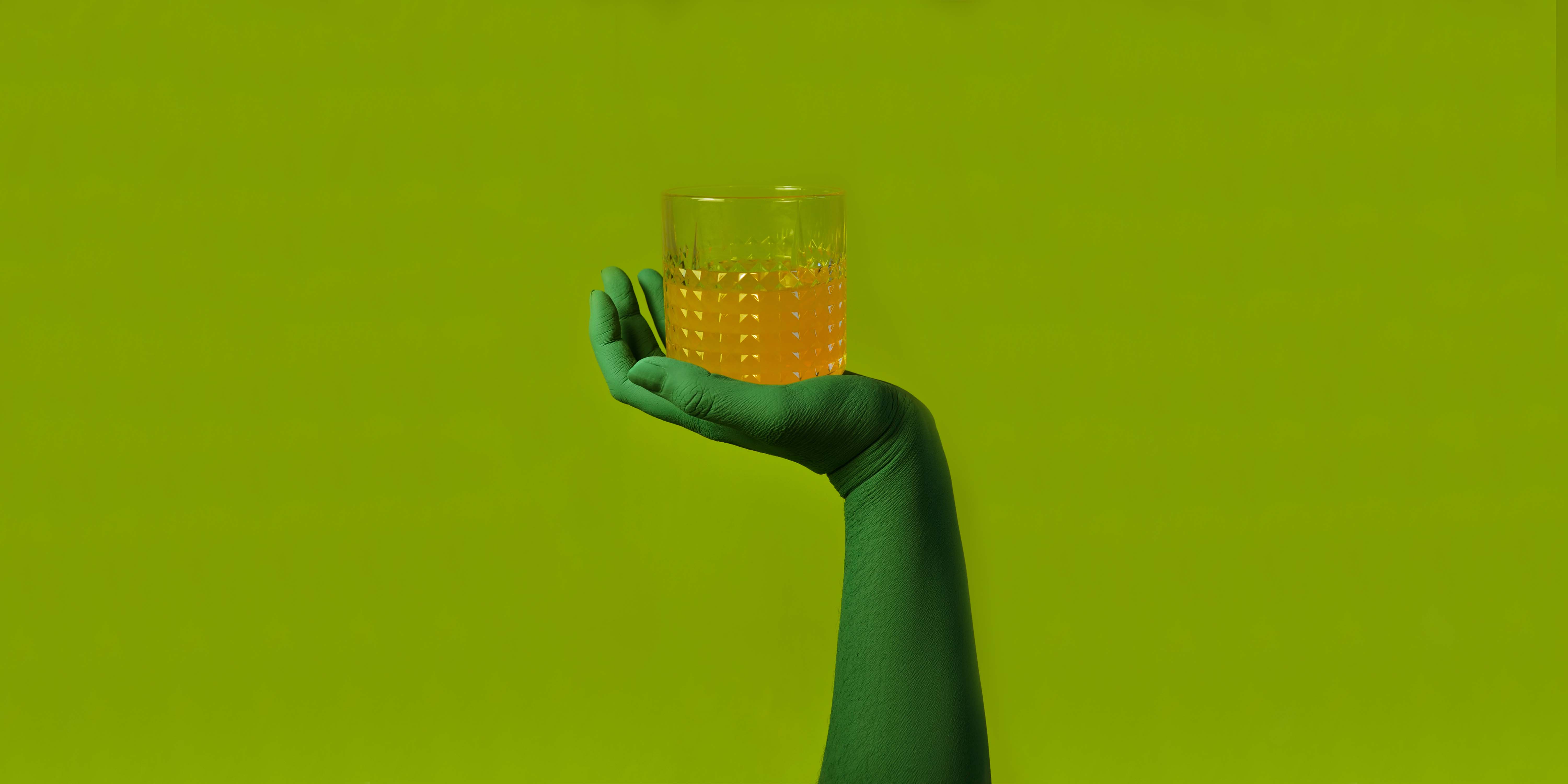 green cocktail